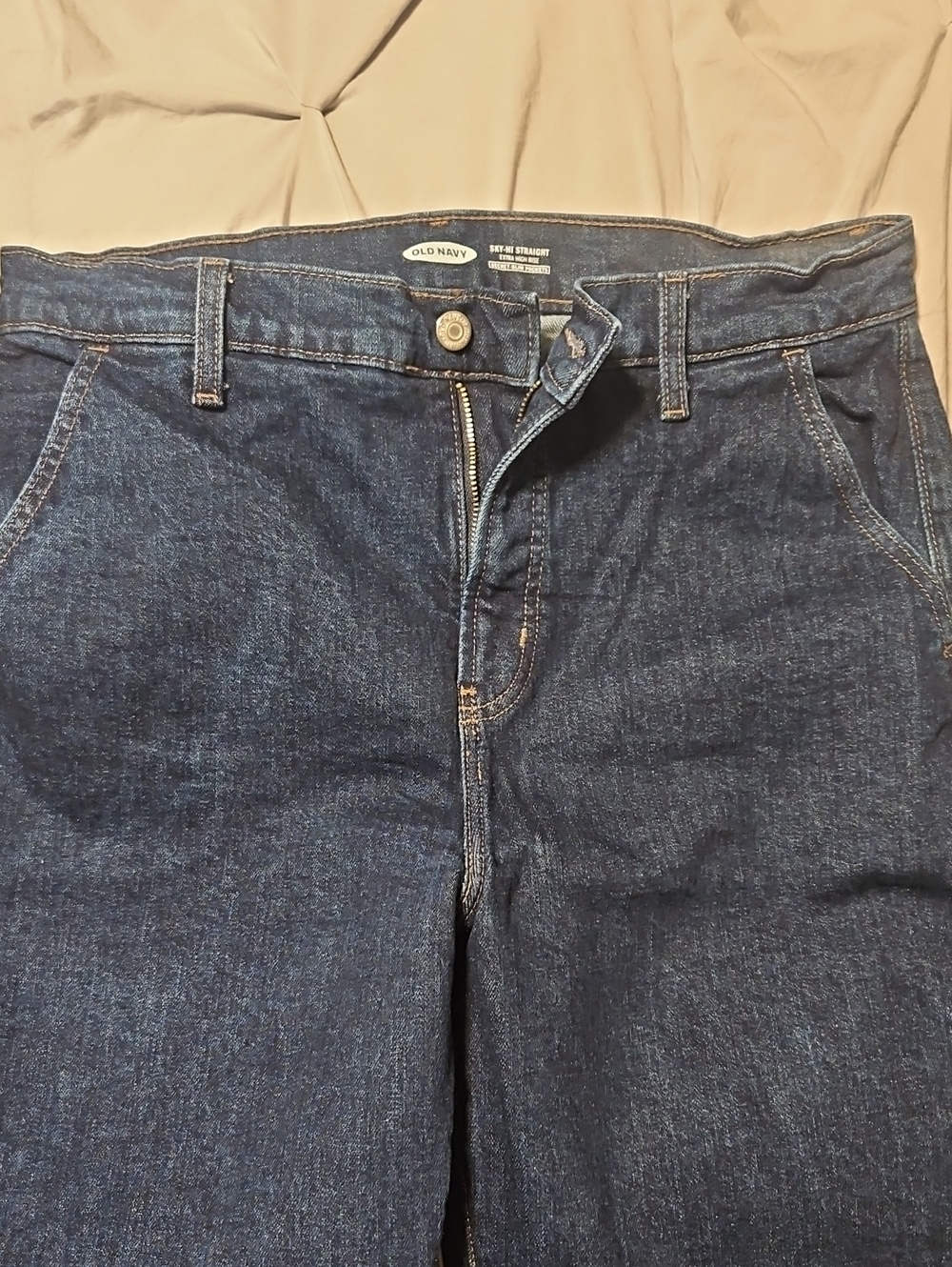Old Navy Indigo Straight-Leg Women’s Jeans
